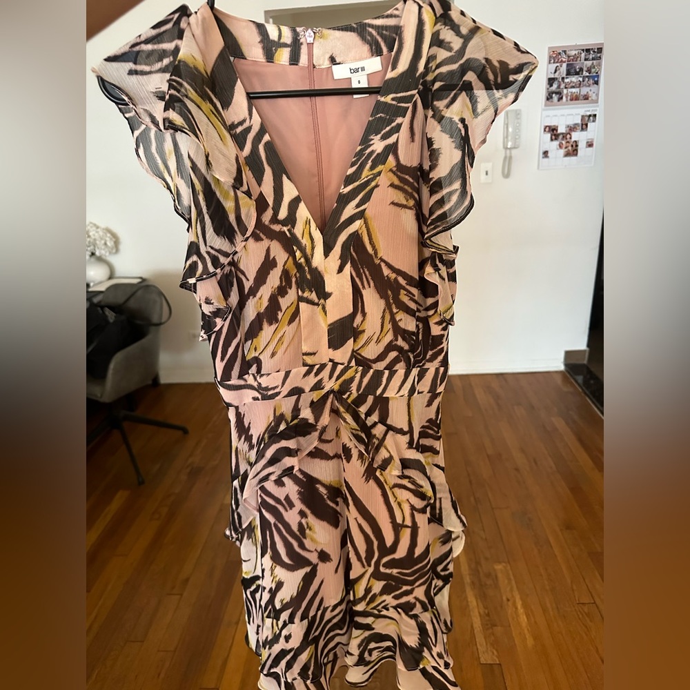Bar III knee length printed dress